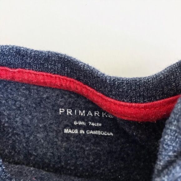 Primark let’s race sweatshirt EUC 6-9 months - Picture 2 of 4